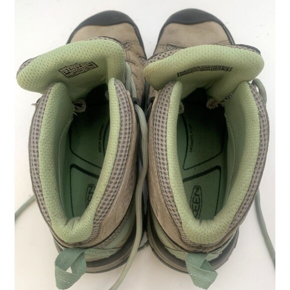 Keen Targhee Vent Mid Women’s Size 7.5 |Fumo/Quiet Green| Hiking Shoes Outdoors - Picture 11 of 12